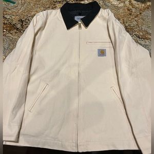 Carhartt canvas zip up jacket